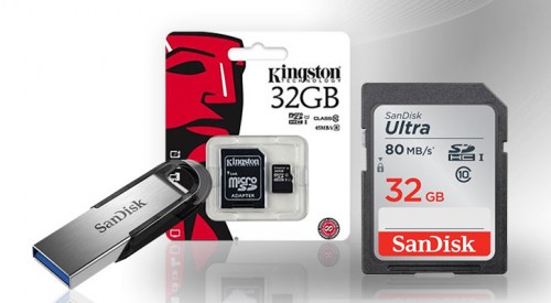 Paměťové karty a USB flash disky